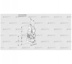 VAG1T-/20N/NQGRAA (88031072) Газовый клапан с регулятором соотношения Kromschroder