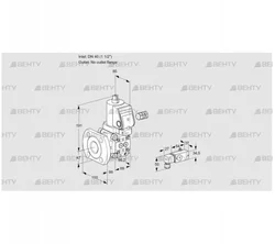 VAS240/-F/NWSR (88032959) Газовый клапан Kromschroder