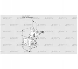 VAS350/-F/NWSR (88028595) Газовый клапан Kromschroder