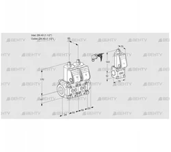 VCS2E40R/40R05NNWR/PPPP/PPZS (88106778) Сдвоенный газовый клапан Kromschroder