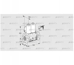 VCS9125F05NNALE/PPPP/PPPP (88207280) Сдвоенный газовый клапан Kromschroder