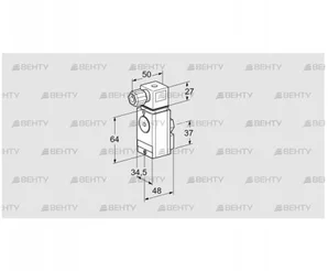 DG 300VC5-6WG (84448921) Датчик-реле давления газа Kromschroder