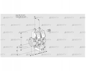 VCD1E15R/15R05ND-25WR/PPPP/PPPP (88104386) Регулятор давления Kromschroder