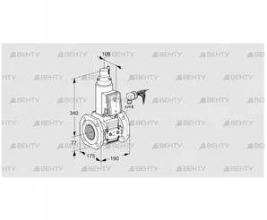 VAS665F05LWE/PP/PP (88203058) Газовый клапан Kromschroder