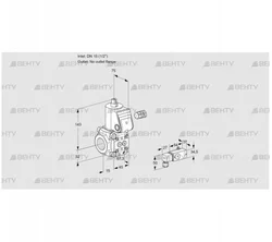 VAS115/-R/NW (88004991) Газовый клапан Kromschroder