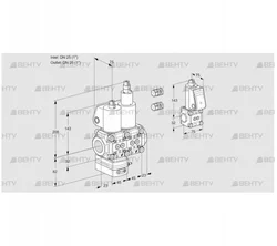 VCD1E25R/25R05D-100LWL3/PPZS/PPPP (88104451) Регулятор давления Kromschroder