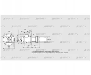 BIC 100HD-200/235-(115)F (84033135) Газовая горелка Kromschroder