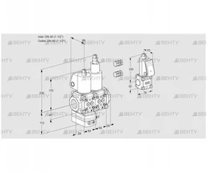 VCD2E40R/40R05D-100LWL3/PPZS/PPPP (88104455) Регулятор давления Kromschroder