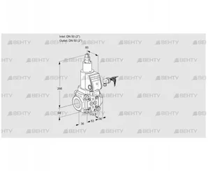 VAS350R/LKSR (88005128) Газовый клапан Kromschroder