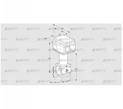 RV 3/HML05W60S1 (86060601) Регулирующий клапан Kromschroder