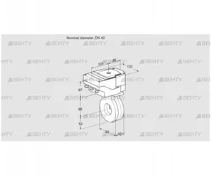 IBA40Z05/20-60W3T (88300673) Дроссельная заслонка Kromschroder