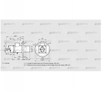 BIO 50RB-300/285-(39)D (84199137) Газовая горелка Kromschroder