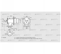 ZIO 165HB-200/135-(18)D (84246124) Газовая горелка Kromschroder