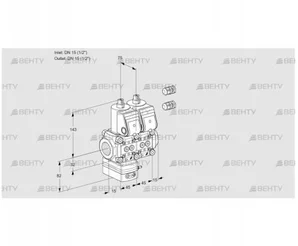 VCD1E15R/15R05D-50NWR3/PPPP/PPPP (88105873) Регулятор давления Kromschroder