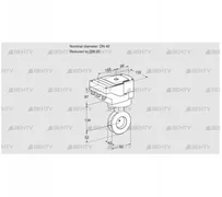 IBAF40/25Z05/20-30W3E (88301348) Дроссельная заслонка Kromschroder