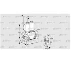 VCS9T125A05NNAGLB/PPPP/2-P4 (88203956) Сдвоенный газовый клапан Kromschroder