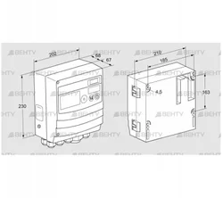 BCU465W8P2C2D0000K1E1-/LM400WF3O0E1- (88680120) Блок управления горением Kromschroder