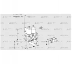 VCD2E40R/40R05ND-25WL/PPPP/3-MM (88100314) Регулятор давления Kromschroder