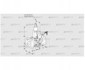 VAS350F/LW (88004883) Газовый клапан Kromschroder