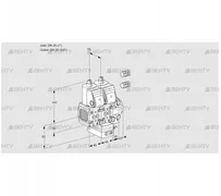 VCH1E25R/20R05FNHEVWR3/PPPP/PPPP (88102508) Клапан с регулятором расхода Kromschroder