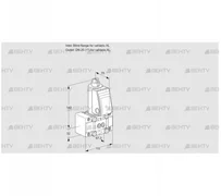 VAS1W0/W25R/NW (88005621) Газовый клапан Kromschroder