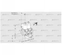 VCG1E25R/25R05NGEWL/PPPP/PPPP (88100073) Клапан с регулятором соотношения Kromschroder