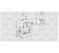 VCS9125F05NNAR3E/PPZ-/PPPP (88204916) Сдвоенный газовый клапан Kromschroder