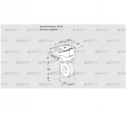 IBA50/32Z05/40A2AR10 (88301029) Дроссельная заслонка Kromschroder