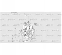 VCG1E25R/25R05NGEVWR/PPPP/PPPP (88106309) Клапан с регулятором соотношения Kromschroder