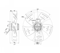 Осевой вентилятор ebmpapst A4E400AP0212
