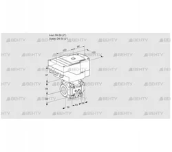 IFC3T50/50N05-40MMPP/20-60Q3TR10-I (88303321) Регулирующий клапан с сервоприводом Kromschroder