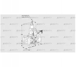 VAS350F/LWGR (88005691) Газовый клапан Kromschroder