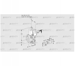 VAS115/-R/NW (88007751) Газовый клапан Kromschroder