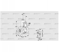 VAS665F05NQ3E/4P/PP (88204712) Газовый клапан Kromschroder