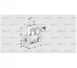 VCS780F05NNWRE/PMMP/PPEP (88205118) Сдвоенный газовый клапан Kromschroder