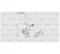 VAS3-/50R/NW (88034225) Газовый клапан Kromschroder