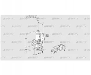 VAS365/-R/NW (88000936) Газовый клапан Kromschroder