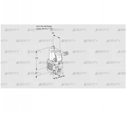 VAS2-/40R/NK (88030798) Газовый клапан Kromschroder