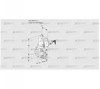 VAS125/-R/NWSR (88014281) Газовый клапан Kromschroder