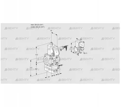 VAG120R/NWAE (88032972) Газовый клапан с регулятором соотношения Kromschroder