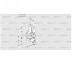 VAD1T20N/NQGR-100A (88026013) Газовый клапан с регулятором давления Kromschroder
