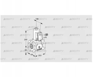 VAS780F05NW3B/MM/PP (88203246) Газовый клапан Kromschroder