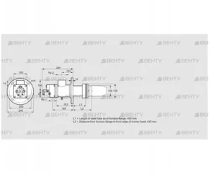 BIC 100HB-400/435-(37)E (84033050) Газовая горелка Kromschroder