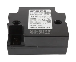 Трансформатор розжига Brahma TCD1FSV C00340100
