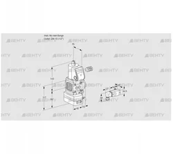 VAD1-/15R/NW-50B (88033146) Газовый клапан с регулятором давления Kromschroder