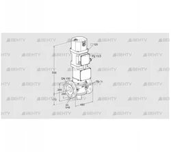 VK 150F04W5XA43V (85314619) Газовый клапан с приводом Kromschroder