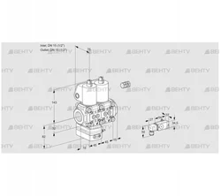 VCG1E15R/15R05GNNWL/PPPP/2-PP (88106604) Клапан с регулятором соотношения Kromschroder