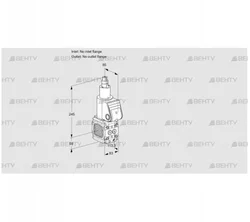 VAS3T-/LQ (88003205) Газовый клапан Kromschroder