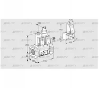 VCS780F05NLKR3E/PPPP/PPZ- (88204045) Сдвоенный газовый клапан Kromschroder