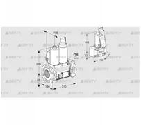 VCS780F05NLWL3E/PPZ-/PPPP (88203304) Сдвоенный газовый клапан Kromschroder